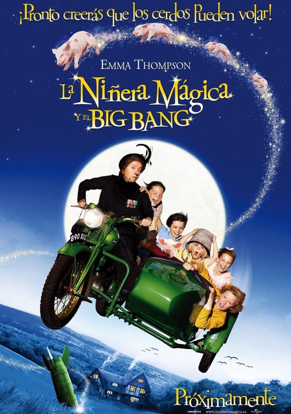 dónde ver película La niñera mágica y el Big Bang