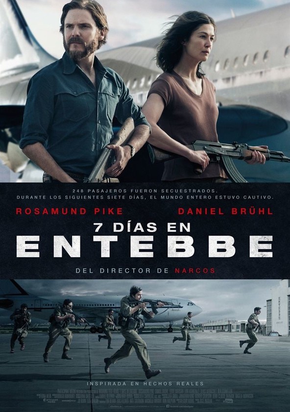 dónde ver película 7 días en Entebbe