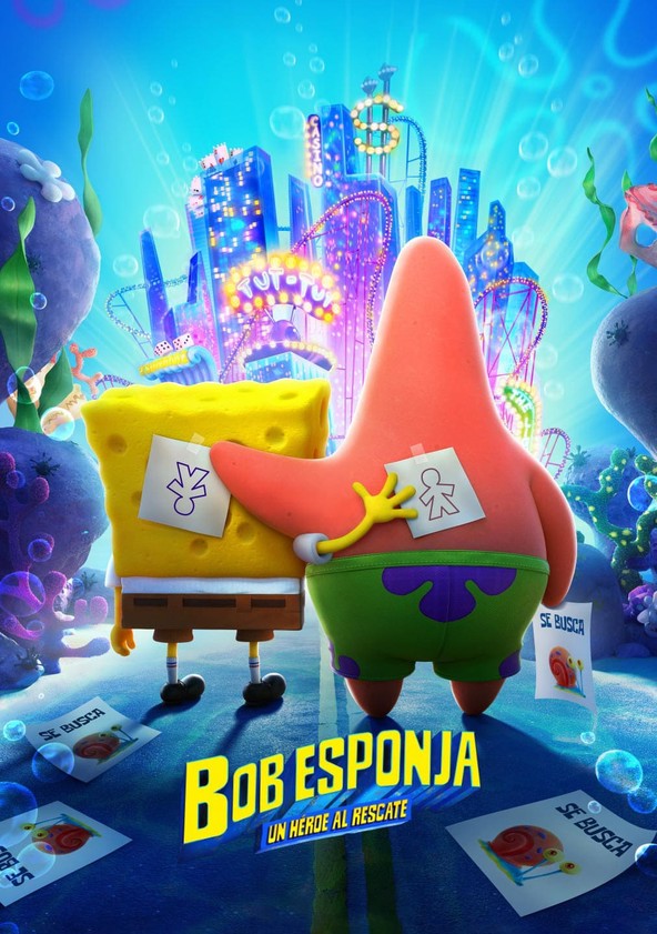 dónde ver película Bob Esponja: Un héroe al rescate