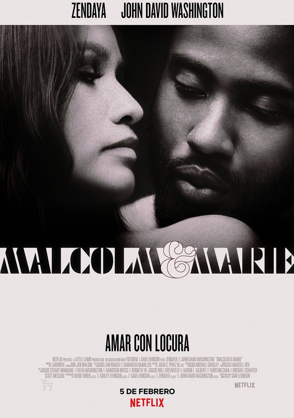 dónde ver película Malcolm & Marie