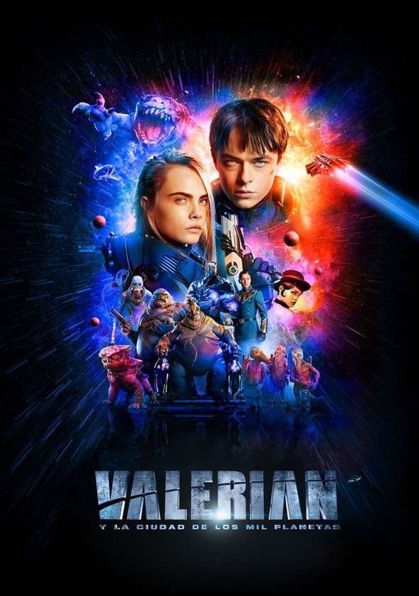 dónde ver película Valerian y la ciudad de los mil planetas