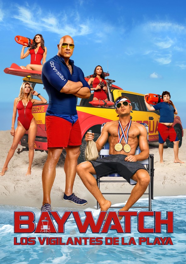 dónde ver película Baywatch: Los vigilantes de la playa