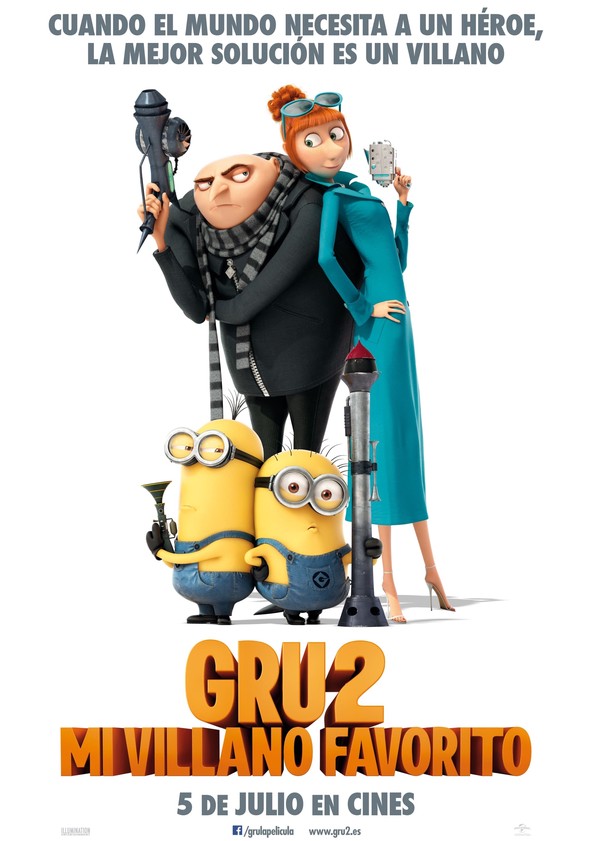 dónde ver película Gru 2. Mi villano favorito