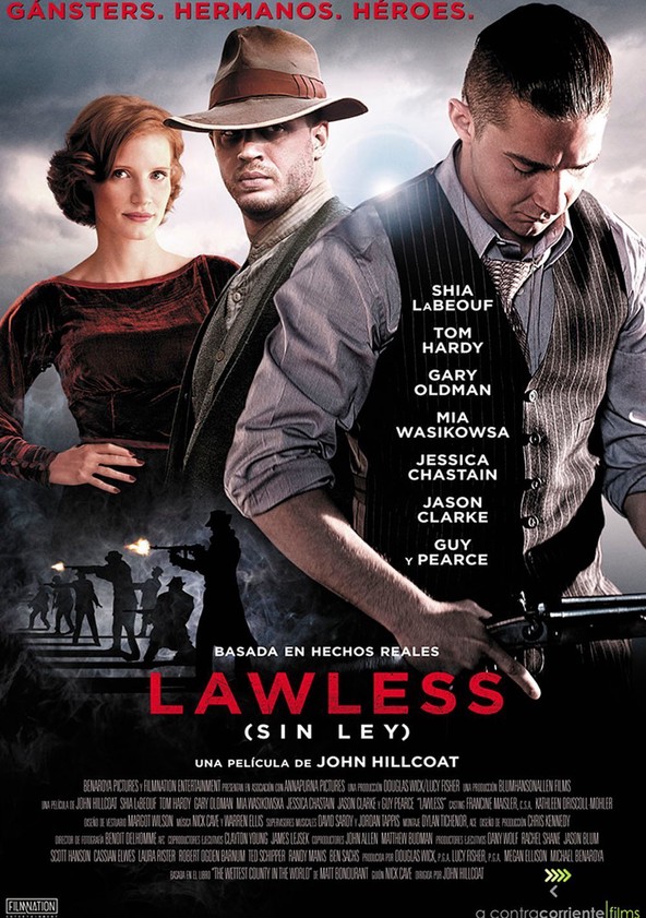 dónde ver película Lawless (Sin ley)