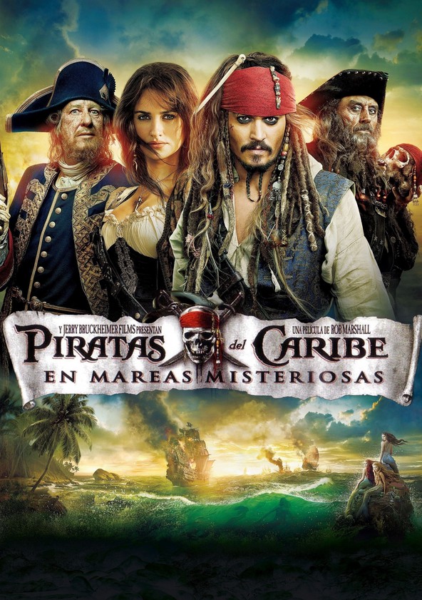 dónde ver película Piratas del Caribe: En mareas misteriosas