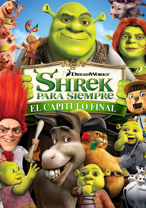 dónde ver película Shrek, felices para siempre