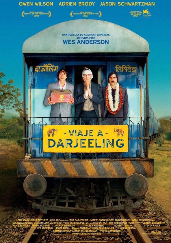 película Viaje a Darjeeling