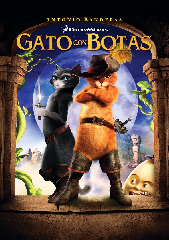 dónde ver película El gato con botas