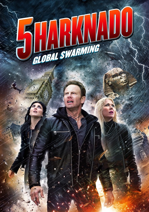 película Sharknado 5: Aletamiento global