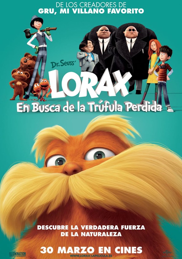 dónde ver película Lorax. En busca de la trúfula perdida