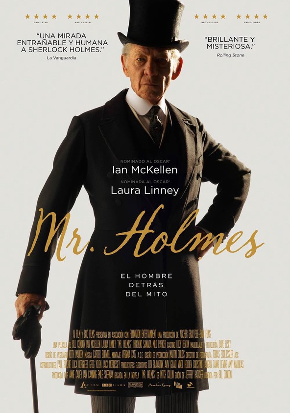 dónde ver película Mr. Holmes