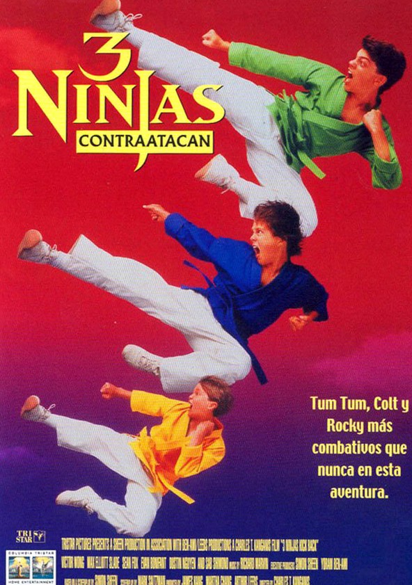 dónde ver película 3 Ninjas Contraatacan