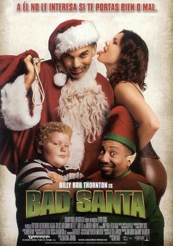 dónde ver película Bad Santa