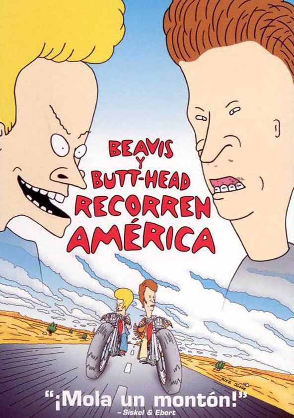 dónde ver película Beavis y Butt-Head recorren America