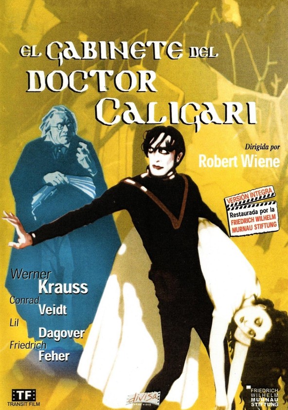 dónde ver película El gabinete del Dr. Caligari