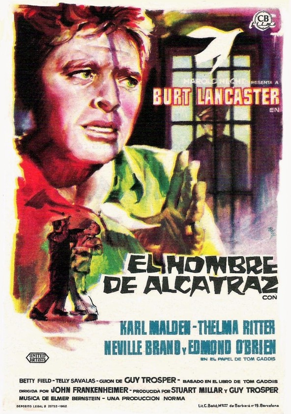 dónde ver película El hombre de Alcatraz