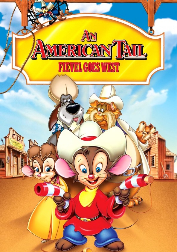 dónde ver película Fievel va al Oeste