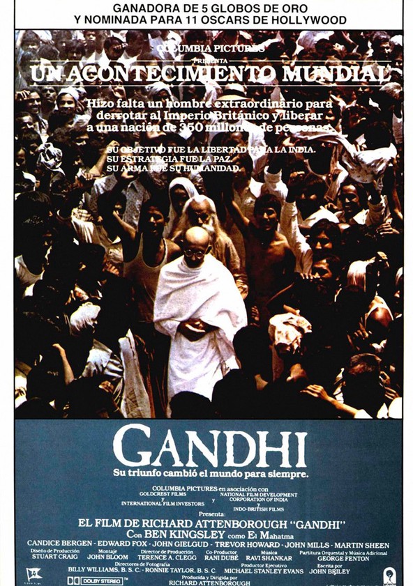 dónde ver película Gandhi