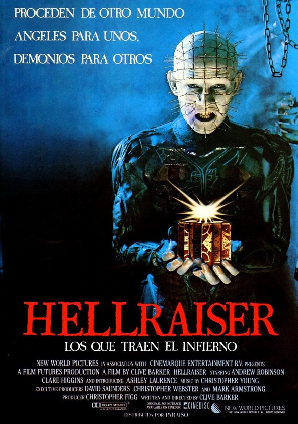 dónde ver película Hellraiser 1: Los que traen el infierno