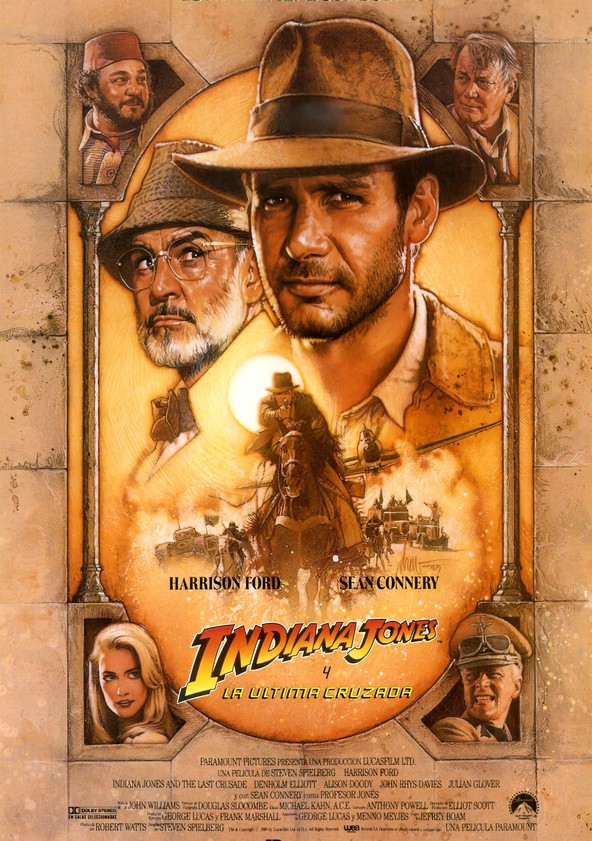 dónde ver película Indiana Jones y la última cruzada