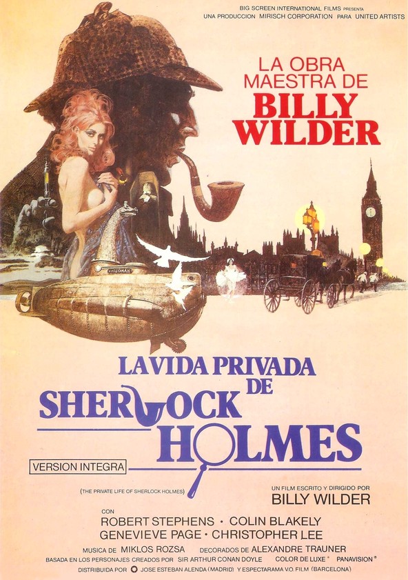 dónde ver película La vida privada de Sherlock Holmes