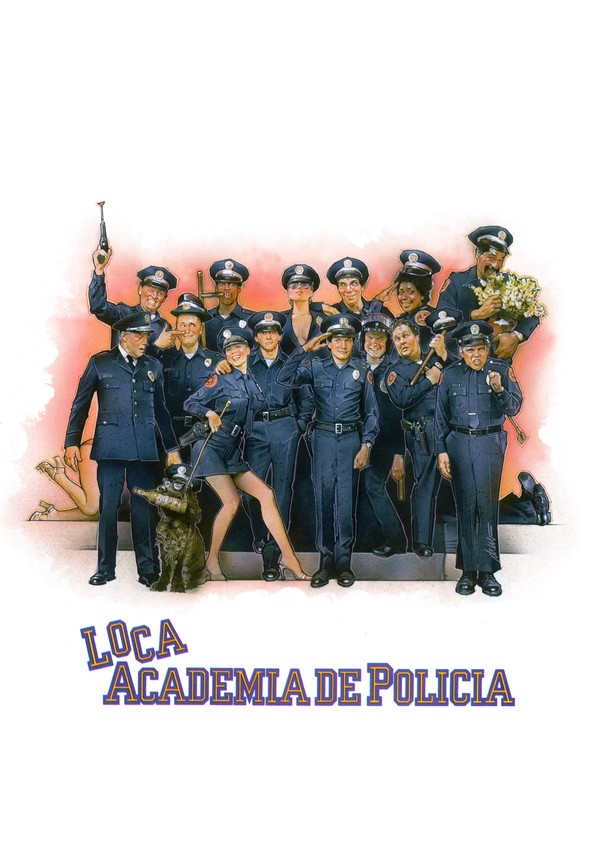 dónde ver película Loca academia de policía