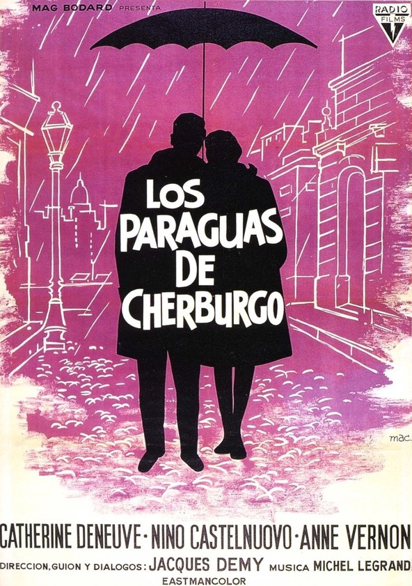 película Los paraguas de Cherburgo