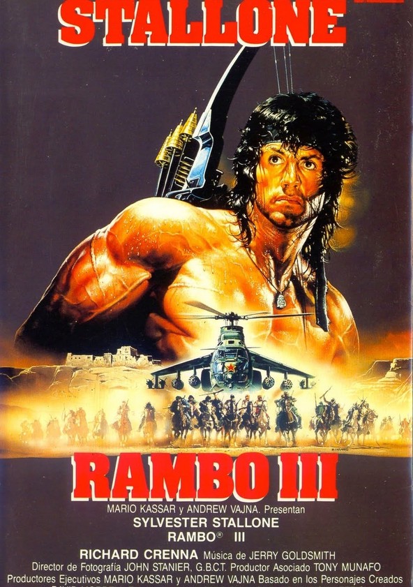 dónde ver película Rambo III