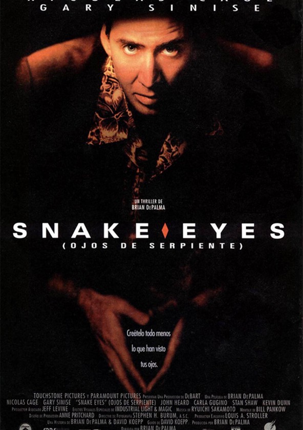 dónde ver película Snake Eyes (Ojos de serpiente)