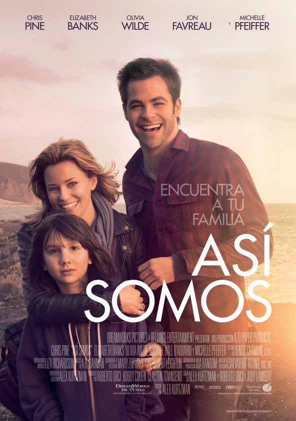 dónde ver película Así somos