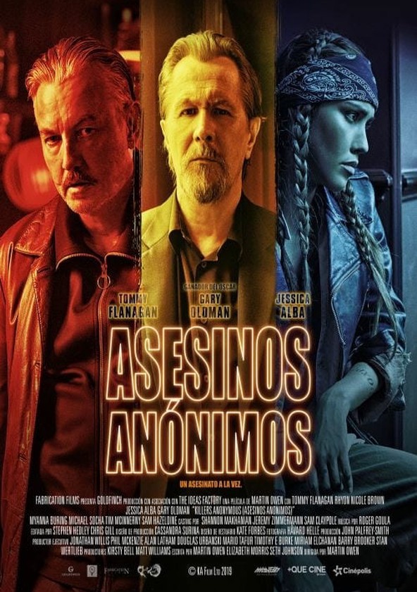 dónde ver película Asesinos anónimos