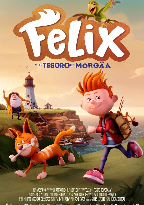 dónde ver película Félix y el tesoro de Morgäa