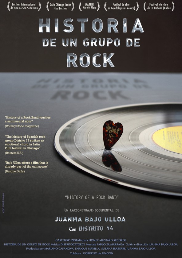 película Historia de un grupo de rock