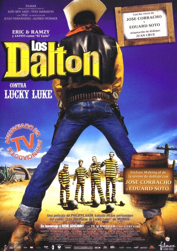 película Los Dalton Contra Lucky Luke