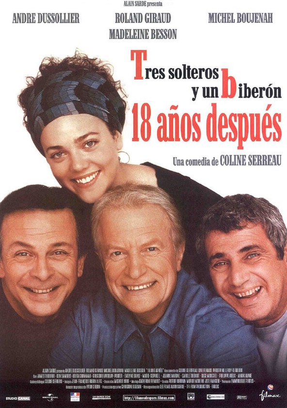 película Tres solteros y un biberón: 18 años después