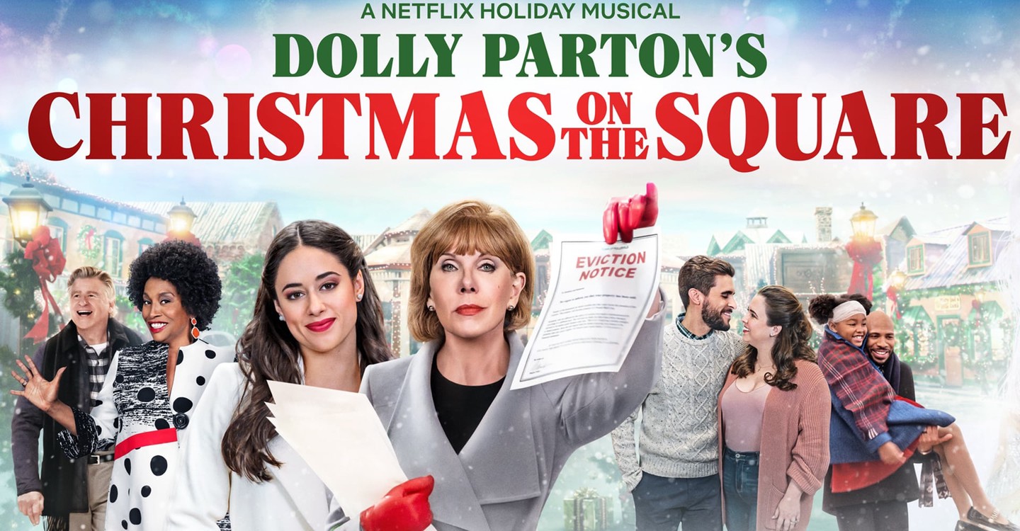 dónde ver película Dolly Parton's Christmas on the Square