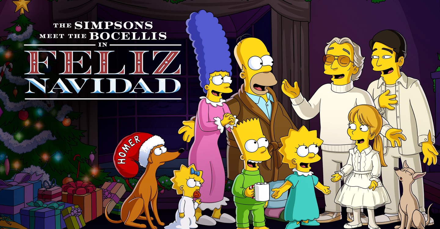 dónde ver película Los Simpson conocen a los Bocelli en Feliz Navidad