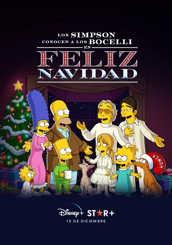 película Los Simpson conocen a los Bocelli en Feliz Navidad