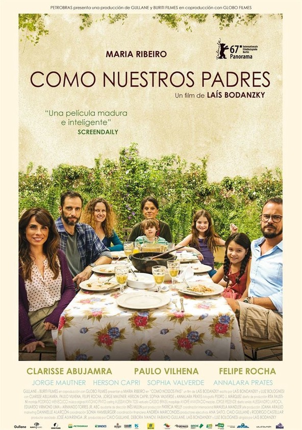 dónde ver película Como nuestros padres